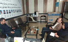 دیدار رئیس اداره بهزیستی شهرستان سردشت با رئیس اداره اصناف شهرستان