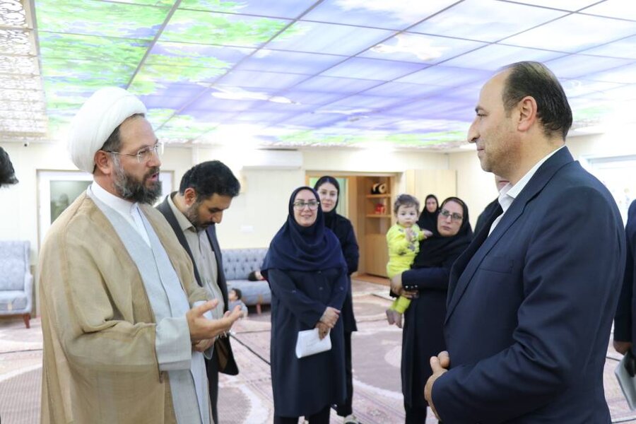  بازدید مدیرکل اوقاف و امور خیریه استان از شیرخوارگاه مهر ارومیه