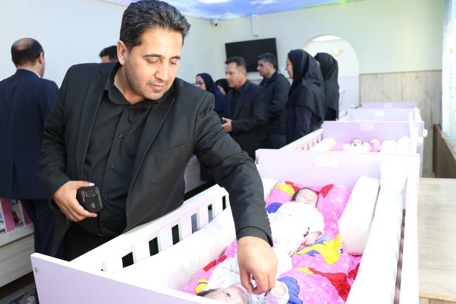  بازدید مدیرکل اوقاف و امور خیریه استان از شیرخوارگاه مهر ارومیه