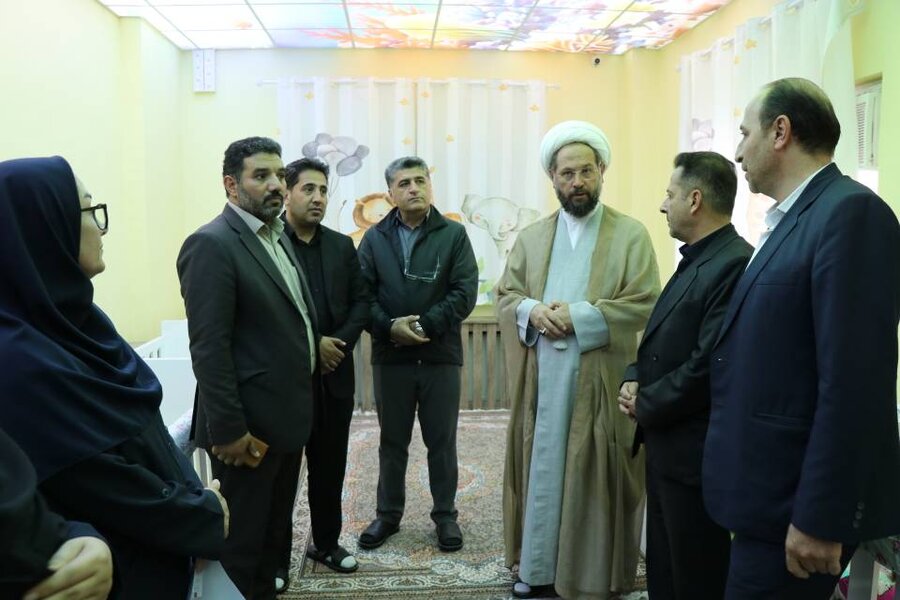  بازدید مدیرکل اوقاف و امور خیریه استان از شیرخوارگاه مهر ارومیه