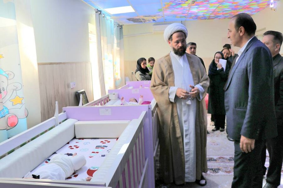  بازدید مدیرکل اوقاف و امور خیریه استان از شیرخوارگاه مهر ارومیه