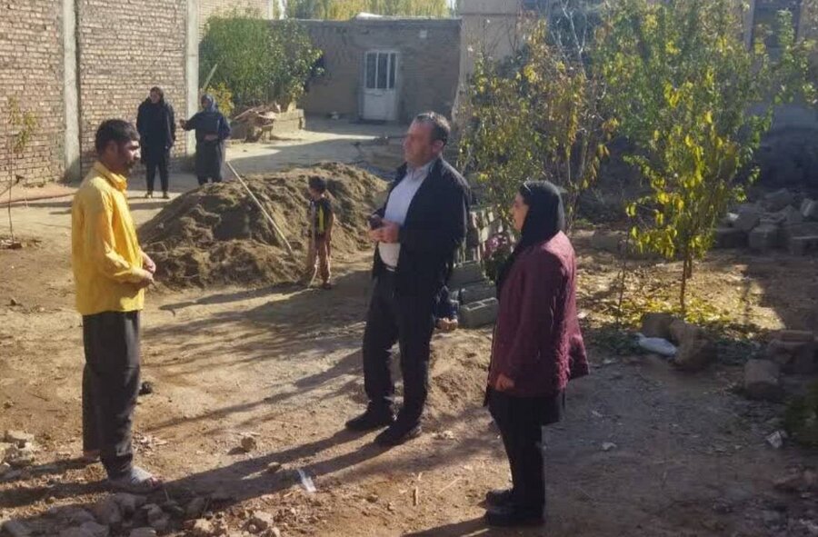 دیدار رئیس اداره بهزیستی شهرستان میاندوآب با مددجویان