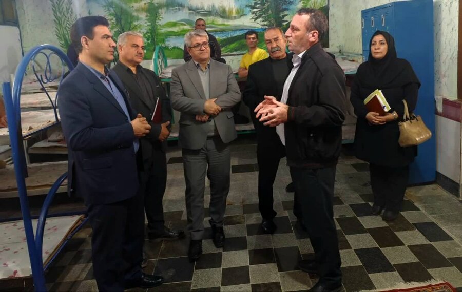 بازدید رئیس دادگستری و دادستان میاندوآب از مرکز اقامتی میان مدت اعتیاد رهستان نجات شهرستان