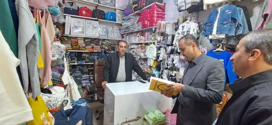 تقدیر رئیس اداره بهزیستی دیواندره از کسبه نیکوکار