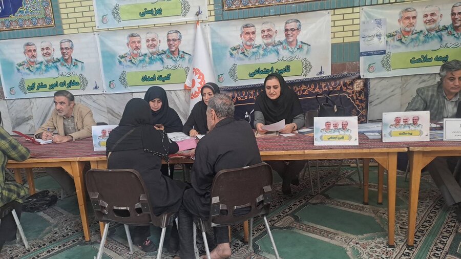 شهرتهران | میز خدمت پایگاه مقاومت بسیج شهید مهدی پرویزی بهزیستی شهر تهران برگزار شد