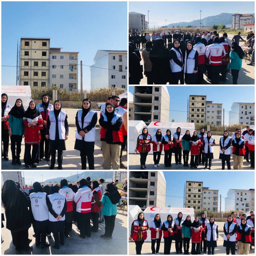 لنگرود /حضور کارشناسان اورژانس اجتماعی در مانور آموزشی امداد و نجات شهرستان