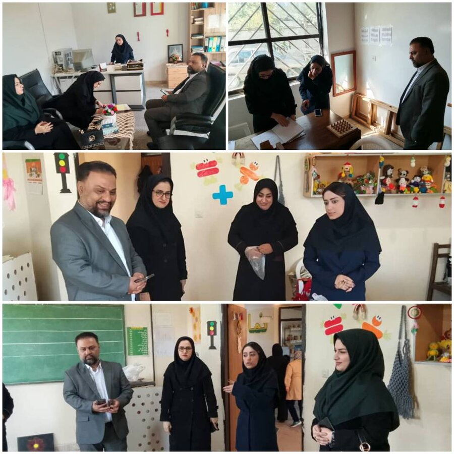  لنگرود / بازدید دادستان و رئیس اداره بهزیستی از مرکز توانبخشی غیرانتفاعی آدنیس