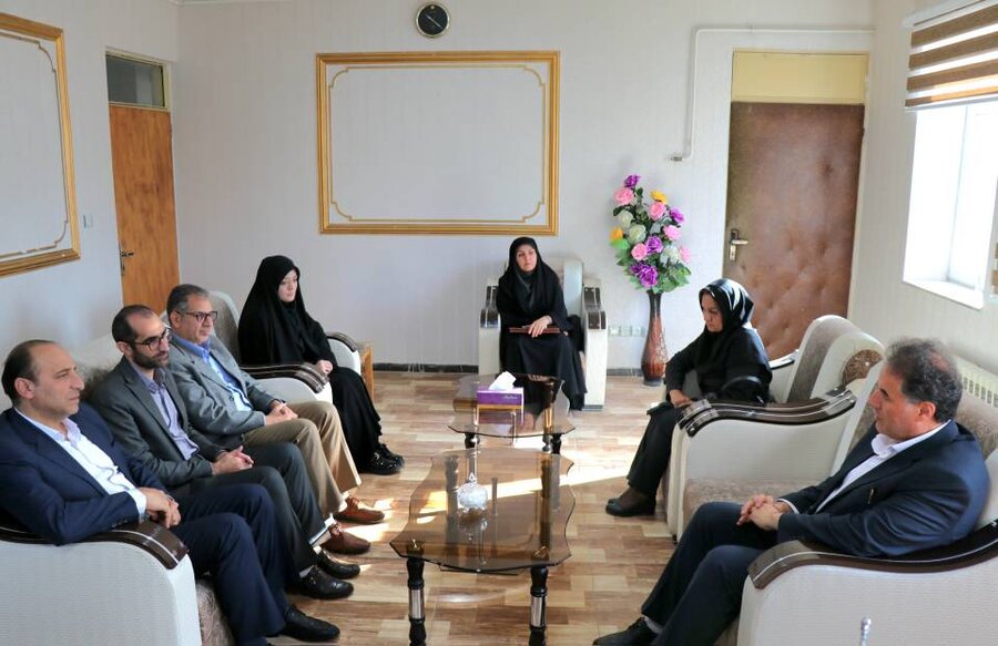 دیدار مدیرکل بهزیستی آذربایجان‌غربی با فرماندار چالدران
