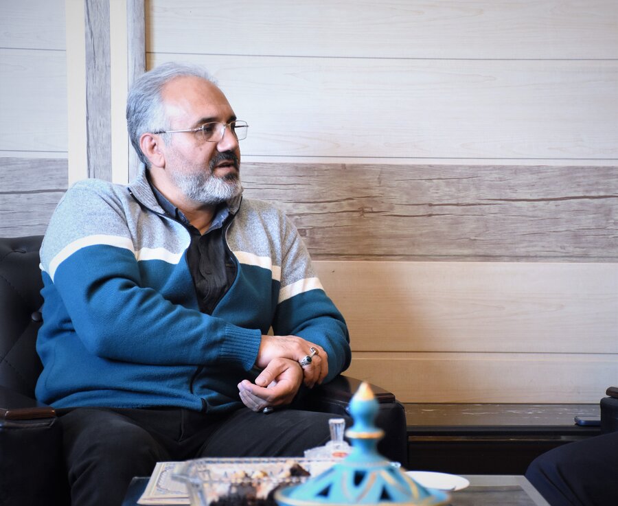 دیدار رئیس هیئت ناشنوایان استان با مدیرکل بهزیستی