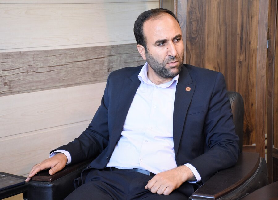 دیدار رئیس هیئت ناشنوایان استان با مدیرکل بهزیستی