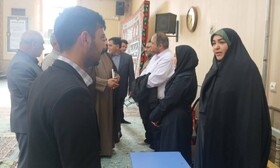 میز خدمت بهزیستی چایپاره در نماز جمعه