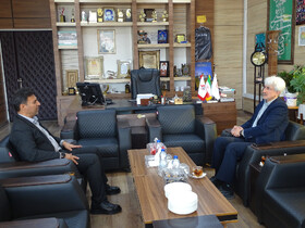 جلسه مدیر کل بهزیستی فارس با فرماندار شهرستان مهر