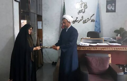 تقدیر رئیس بهزیستی شوط از رئیس دادگستری در راستای همکاری مؤثر در اجرای مجازات‌های جایگزین حبس