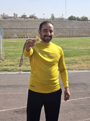 درخشش ورزشکار بجنوردی در رقابت‌های انتخابی تیم ملی دو و میدانی نابینایان و کم‌بینایان کشور