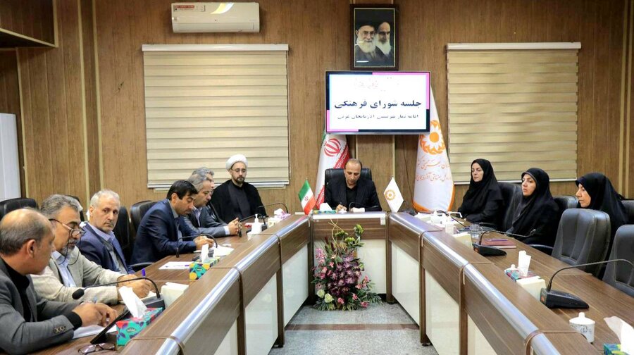 برگزاری جلسه شورای فرهنگی اداره‌کل بهزیستی آذربایجان‌غربی با محوریت برنامه‌ریزی ویژه‌برنامه‌های ایام فاطمیه