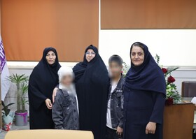 دیدار صمیمانه فرزندان خانه ماندگار مهر پویا عباس‌آباد با سرپرست اداره کل بهزیستی مازندران