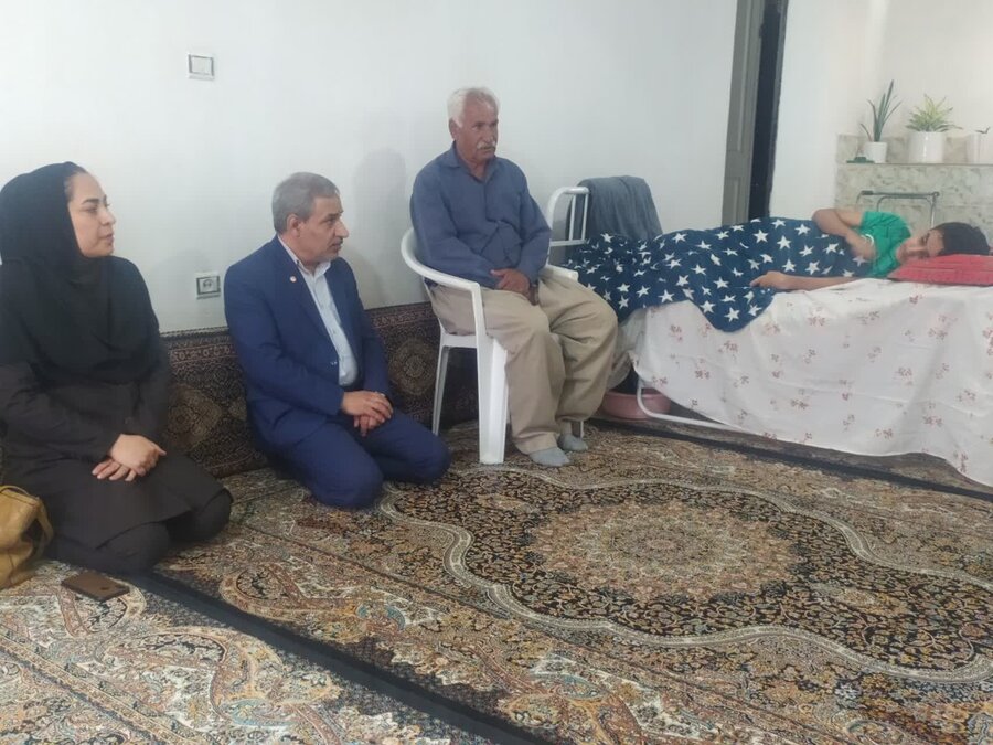 بازدید مدیرکل و مدیر حراست بهزیستی کردستان از اداره بهزیستی و مراکز تحت پوشش سروآباد
