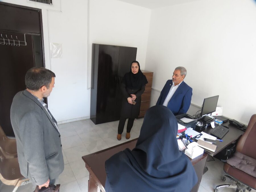 بازدید مدیرکل و مدیر حراست بهزیستی کردستان از اداره بهزیستی و مراکز تحت پوشش سروآباد
