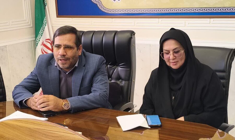 نشست مدیرکل بهزیستی استان اصفهان با فرماندار نایین