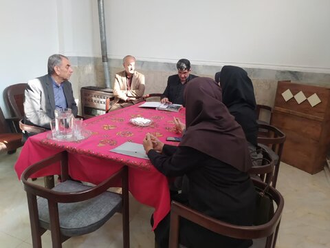 گزارش تصویری ا بازدید  مدیرکل بهزیستی استان مرکزی، معاون سلامت اجتماعی، مدیر حراست از خانه دختران سپهر روشن اراک