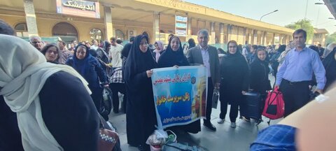 اردوی زیارتی زنان سرپرست خانوار و معلولین بهزیستی دزفول به مشهد مقدس