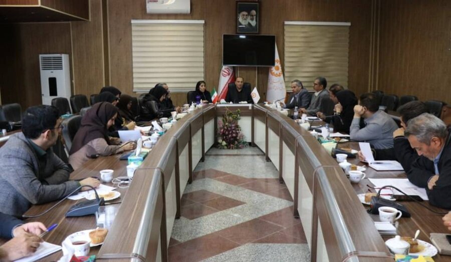 برگزاری جلسه کارگروه استانی شورای هماهنگی سالمندان در اداره‌کل بهزیستی آذربایجان‌غربی