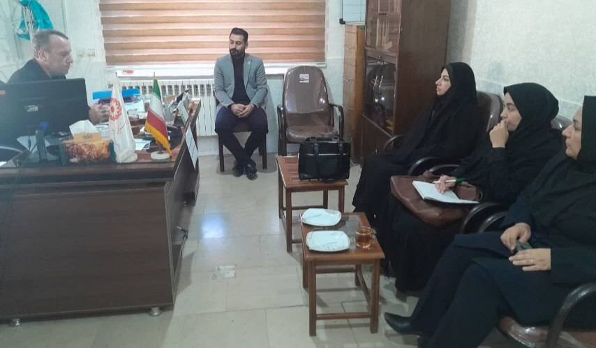 جلسه هماهنگی اجرای طرح بینایی‌سنجی و طرح خاتم در مدارس شهرستان میاندوآب