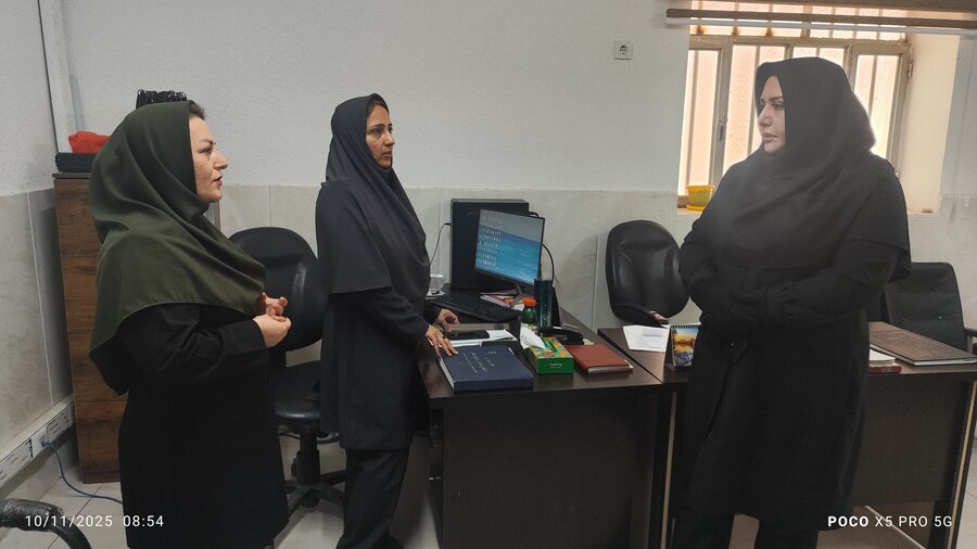 بازدید میدانی سرپرست بهزیستی استان بوشهر از واحدهای تخصصی بهزیستی شهرستان بوشهر