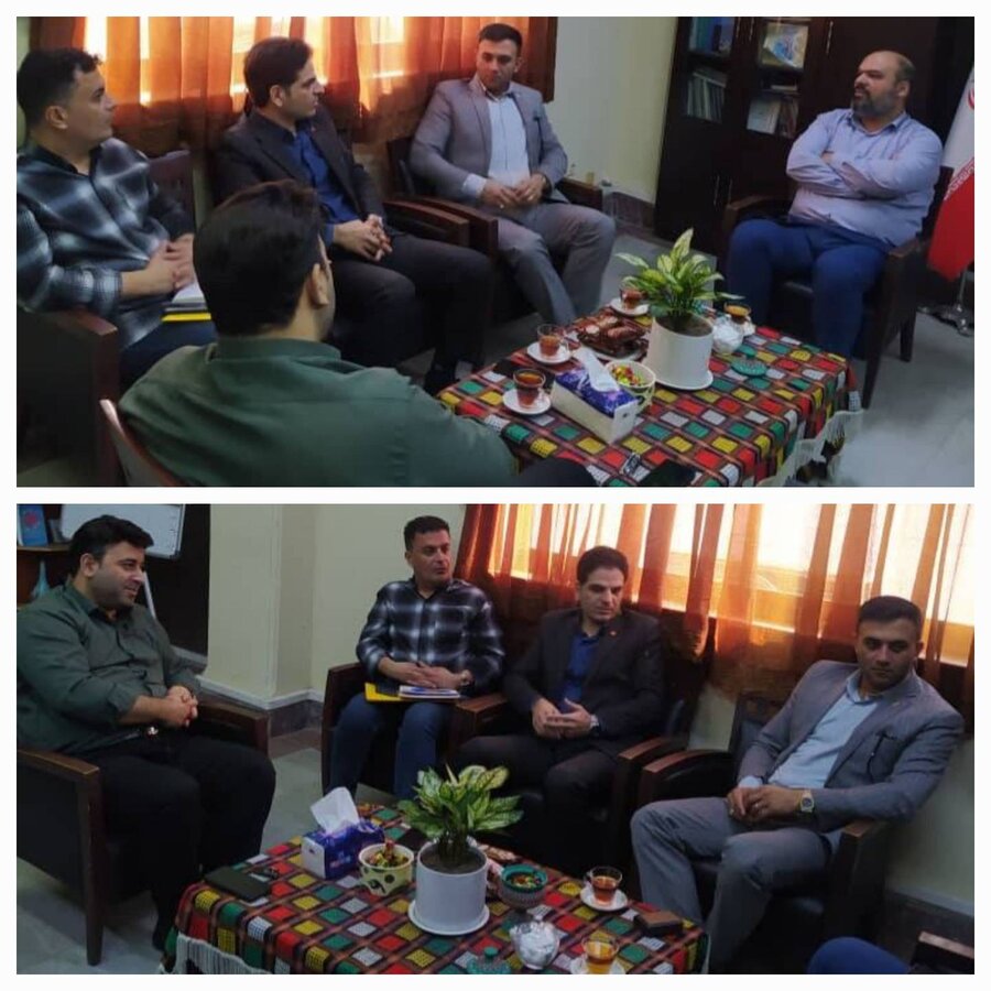 رشت | دیدار سرپرست اداره بهزیستی شهرستان رشت با رئیس سازمان فرهنگی، اجتماعی و ورزشی شهرداری رشت