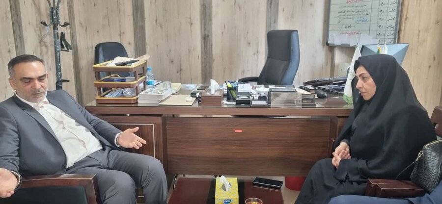 دیدار مدیرکل بهزیستی گلستان با مدیرکل ستاد اجرایی فرمان حضرت امام (ره) استان
