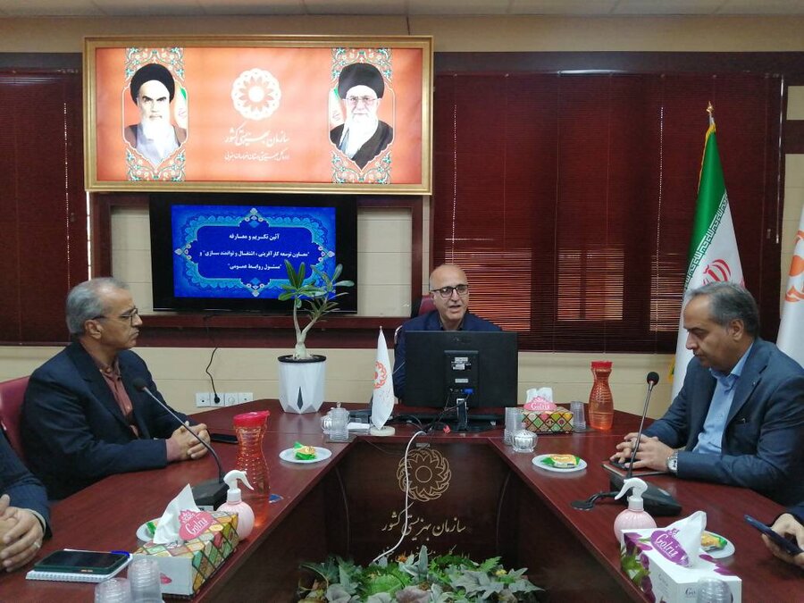 برگزاری مراسم تکریم و معارفه معاون توسعه کارآفرینی، اشتغال و توانمندسازی و مسئول روابط عمومی بهزیستی استان