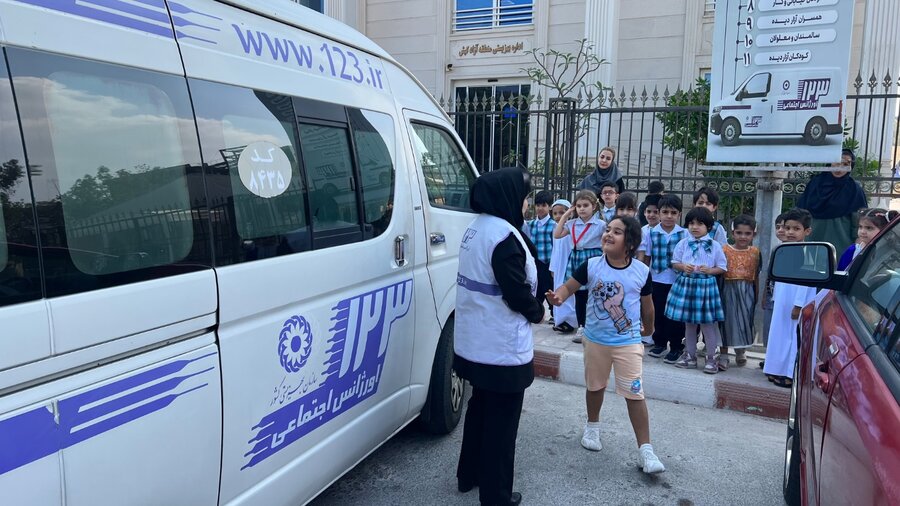 برگزاری تور آموزشی آشنایی با فعالیت‌های اورژانس اجتماعی در جزیره کیش