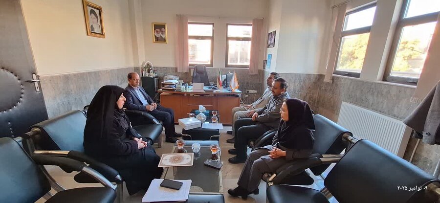 نشست مشترک بهزیستی و آموزش و پرورش بیجار برگزار شد