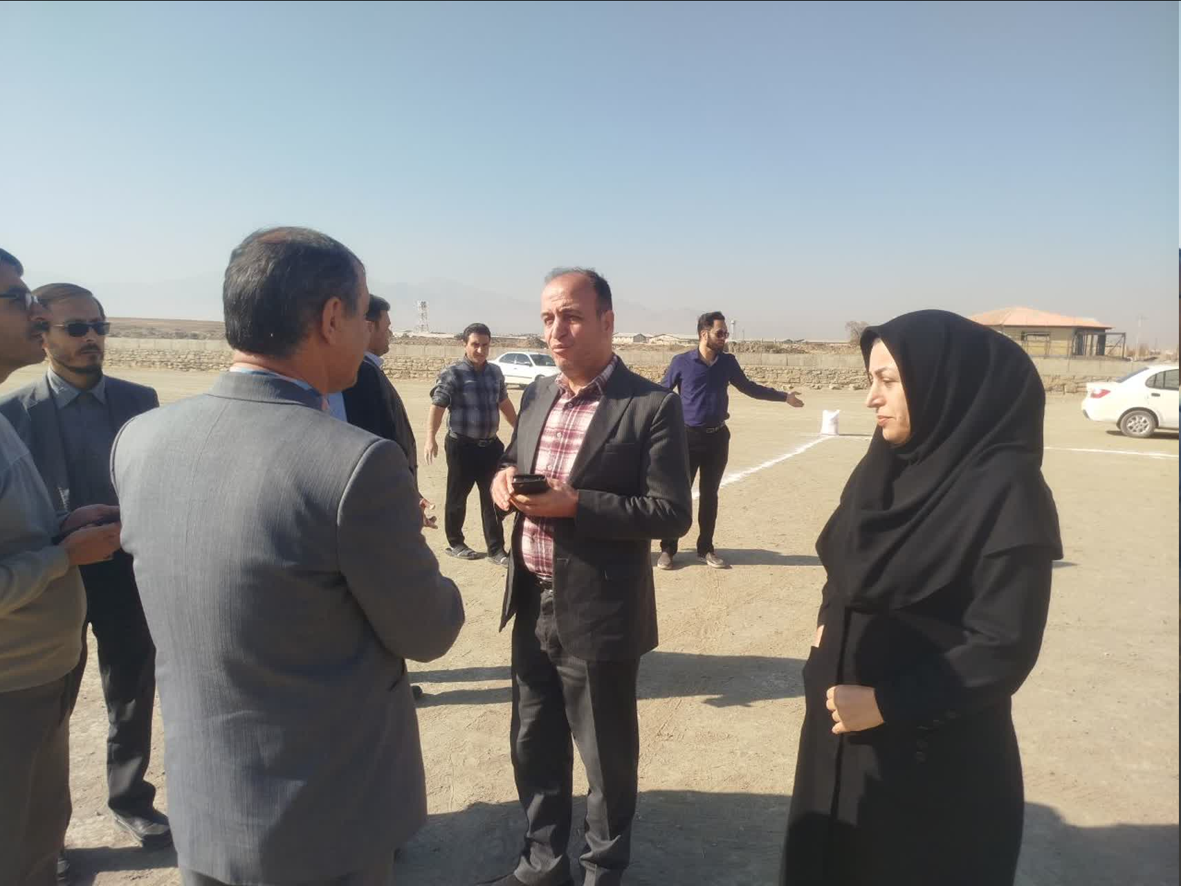 بازدید رئیس بهزیستی شهرستان همدان از محل مانور زلزله و استقرار تیمهای محب و اورژانس اجتماعی