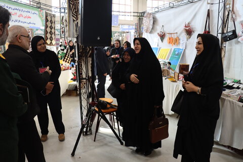 گزارش تصویری| معرفی توانمندی‌های بانوان تحت پوشش بهزیستی استان اردبیل در نمایشگاه «روایت روشنایی»
