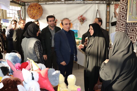 گزارش تصویری| معرفی توانمندی‌های بانوان تحت پوشش بهزیستی استان اردبیل در نمایشگاه «روایت روشنایی»