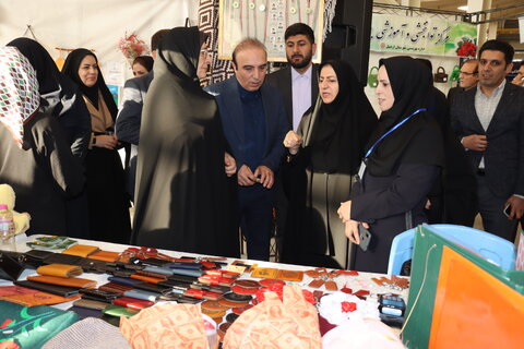 گزارش تصویری| معرفی توانمندی‌های بانوان تحت پوشش بهزیستی استان اردبیل در نمایشگاه «روایت روشنایی»
