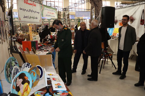 گزارش تصویری| معرفی توانمندی‌های بانوان تحت پوشش بهزیستی استان اردبیل در نمایشگاه «روایت روشنایی»