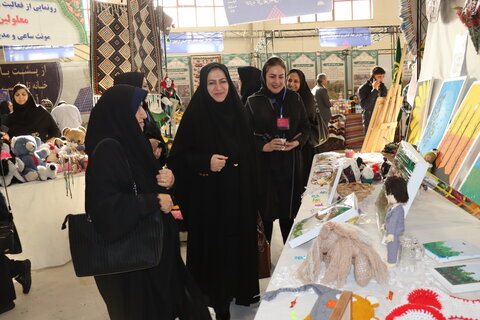 گزارش تصویری| معرفی توانمندی‌های بانوان تحت پوشش بهزیستی استان اردبیل در نمایشگاه «روایت روشنایی»