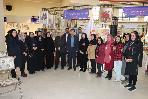 گزارش تصویری| معرفی توانمندی‌های بانوان تحت پوشش بهزیستی استان اردبیل در نمایشگاه «روایت روشنایی»