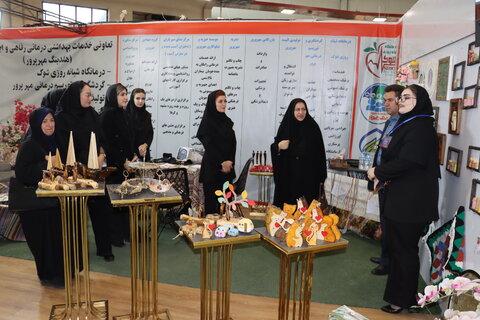 گزارش تصویری| معرفی توانمندی‌های بانوان تحت پوشش بهزیستی استان اردبیل در نمایشگاه «روایت روشنایی»