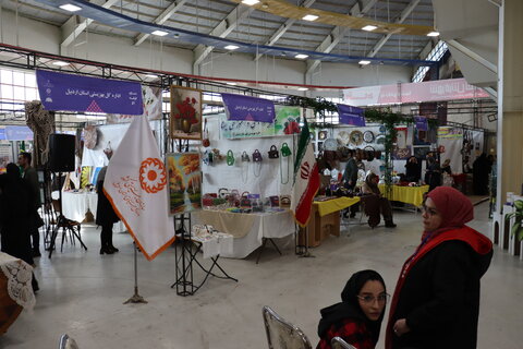 گزارش تصویری| معرفی توانمندی‌های بانوان تحت پوشش بهزیستی استان اردبیل در نمایشگاه «روایت روشنایی»