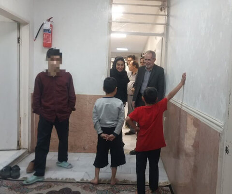 بازدید مسئولین بهزیستی از مراکز خانه تلاش دخترانه و شهید فهمیده پسرانث