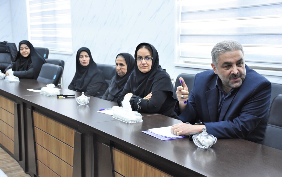 نشست هم‌اندیشی معاونت توانبخشی با مدیرکل بهزیستی