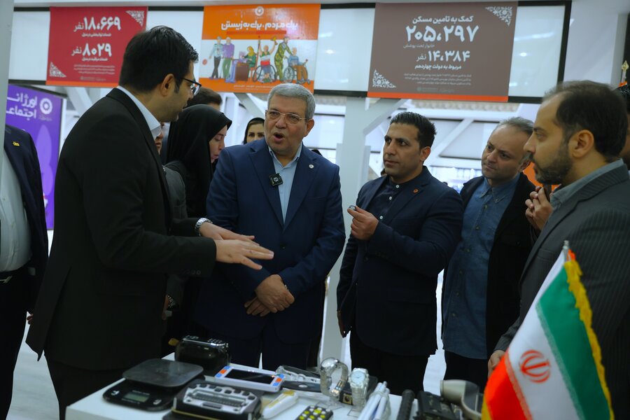 حضور رئیس سازمان بهزیستی کشور در اولین نمایشگاه بین المللی توسعه پایدار