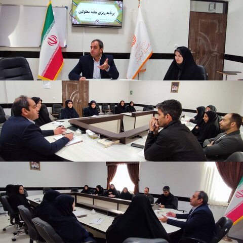 برگزاری جلسه برنامه‌ریزی هفته جهانی معلولین در اداره بهزیستی بشرویه