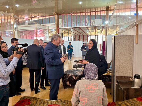 گزارش تصویری | بازدید معاون وزیر از سرای سالمندان