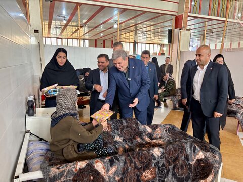 گزارش تصویری | بازدید معاون وزیر و رئیس سازمان بهزیستی کشور از سرای سالمندان اسایش