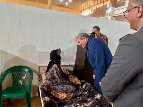 گزارش تصویری | بازدید معاون وزیر از سرای سالمندان