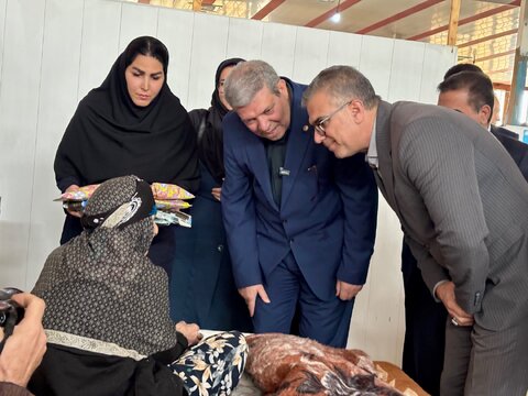 گزارش تصویری | بازدید معاون وزیر از سرای سالمندان